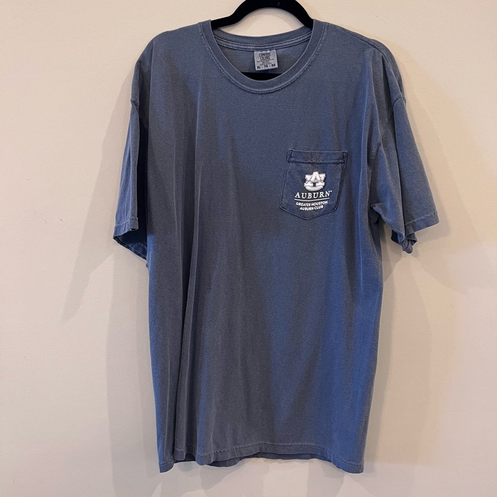 Mens Auburn ‘Greater Houston Auburn Club’ Comfort Color Tshirt Size XL